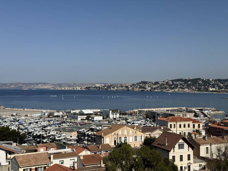 Appartement 3/4 pièces vue mer exceptionnelle Marseille 8e – Montredon 